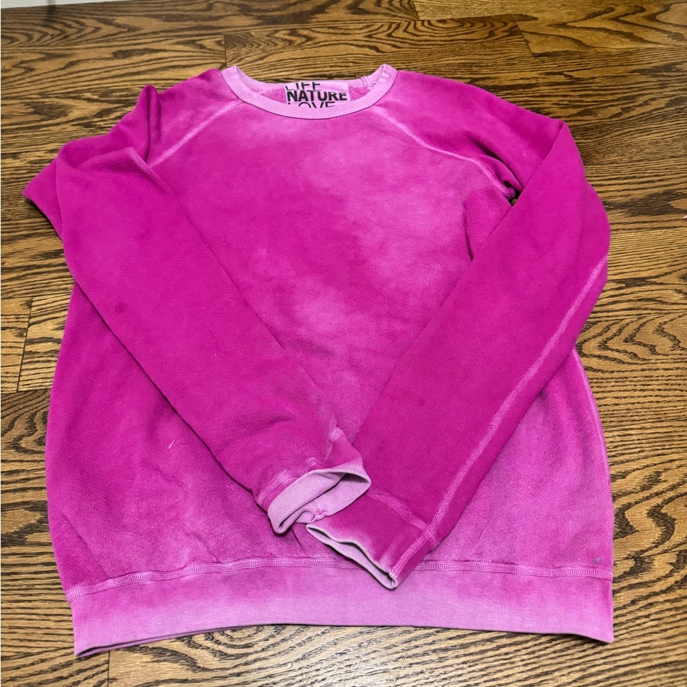 Free city faded raspberry pink sweatshirt